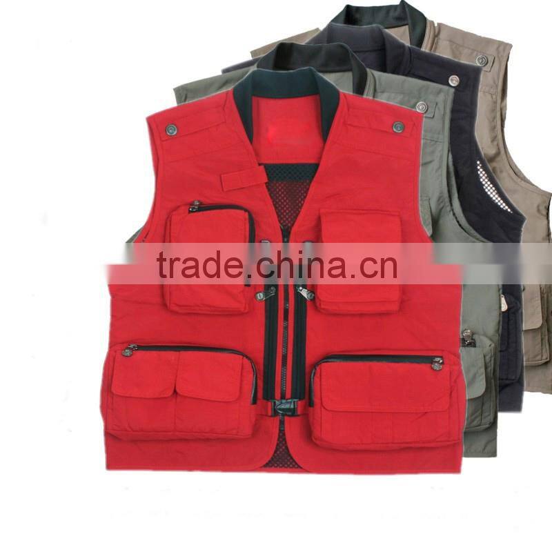 Outdoor quick-drying vest suit men,sport vest for adult
