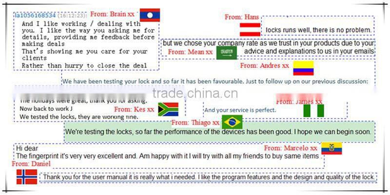 digital touch screen door lock