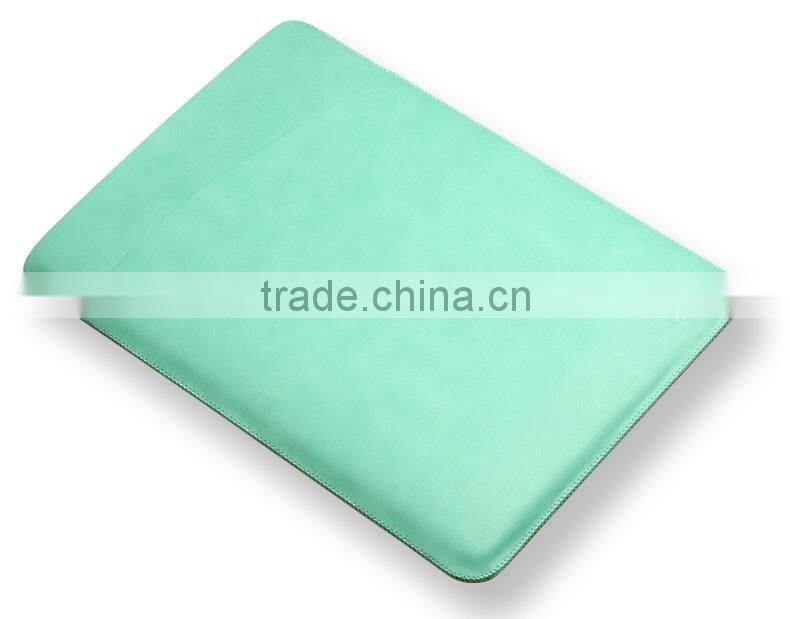 Hot Leather Laptop Sleeve Case For MacBook Air 11",AIR 13",Retina 12,13.3,15.4 inch,Case For Laptop Bag