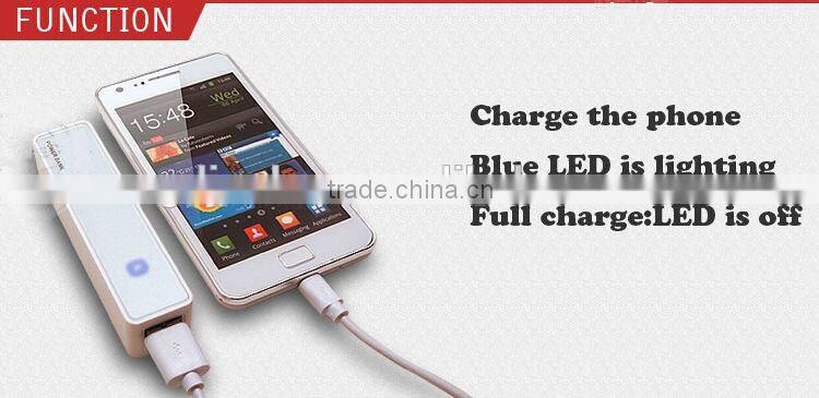 The cheapest universal 2600mah capacity portable power bank for smartphone