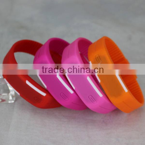 High quality silicone led watch , customized logo/style silicone watch ,led silicone watch
