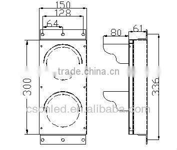 12v mini led indicator traffic lights