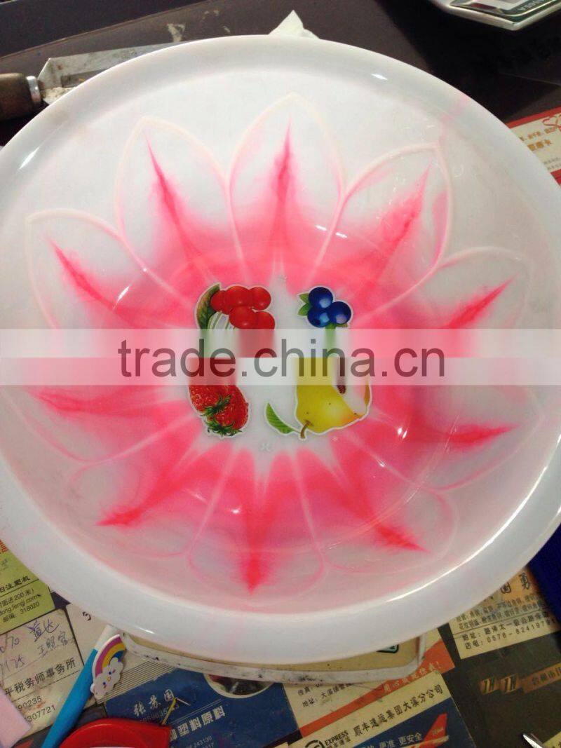 round plastic washing basin