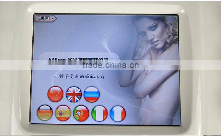 Portable cellulite removal non invasive lipo laser machine for salon use