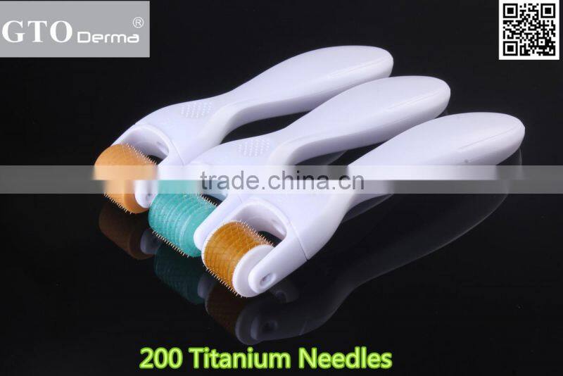 0.2~3.0mm GTO200 needle micro needle derma roller with travel case