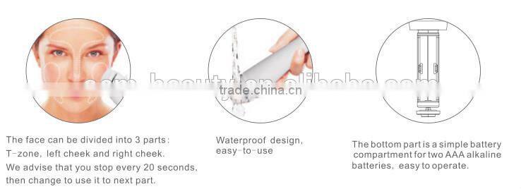 Deep cleaning facial skin care brush scrubber electric facail massager -JTLH-1501