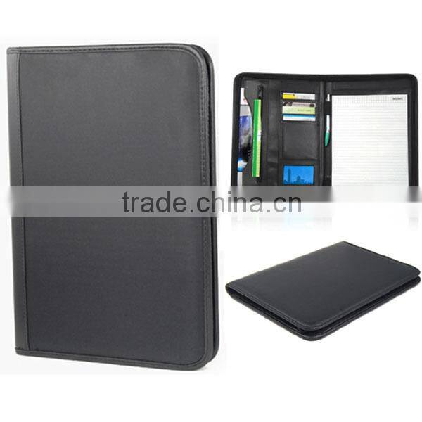 Executive PU Leather Portfolio Folder with Pad for iPads