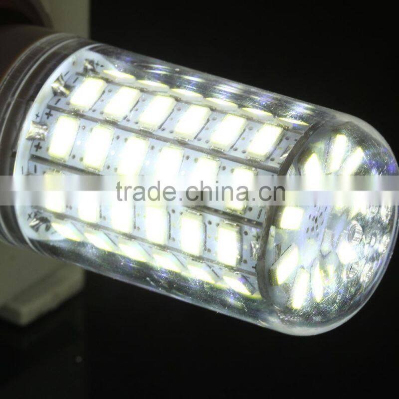 E27 10W 695730SMD 850-950LM 6000-6500K/3000-3500K White/Warm White Light LED Corn Bulb(AC220-240V)
