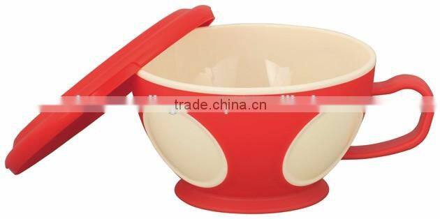 MOGMUM Soup Mug with Lid Orange Plastic