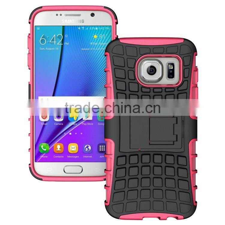 For Samsung GALAXY S7 EDGE G9350 G935F Armor CASE Heavy Duty Hybrid Rugged TPU Impact Kickstand ShockProof Tyre CASE