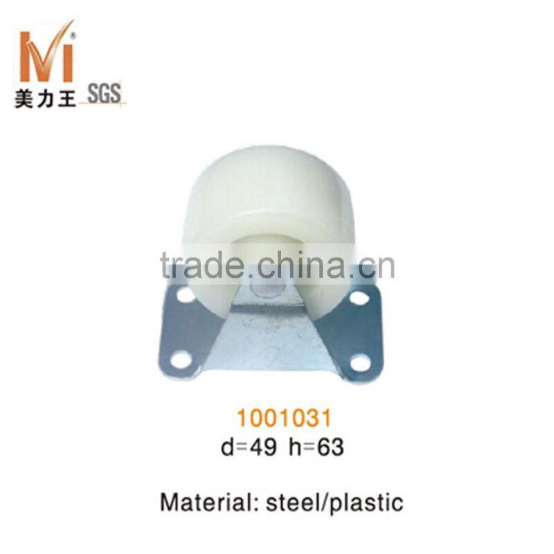 white color steel and plastic office caster wheel for office chairs