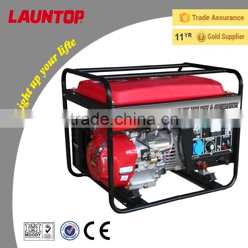 180A soundproof 5kW diesel arc welder generator