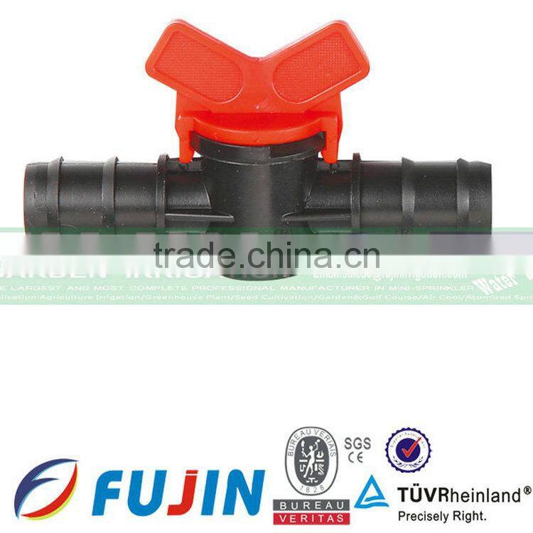 pleastic mini valve drip irrigation hose valve 20*25mm 9102