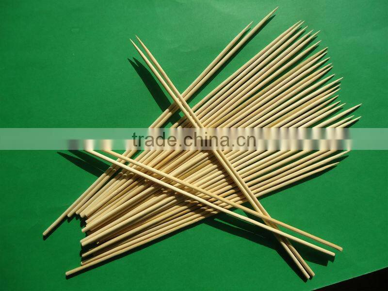 High Quality Disposable Round Smooth Bamboo Skewer