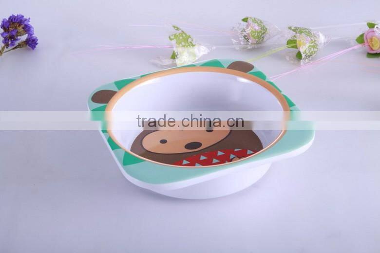 Safety Animal Printed Melamine tableware for Kids
