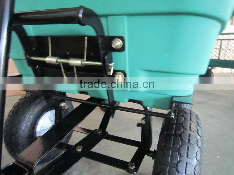 four-wheel plastic garden dumping wagon TC2135