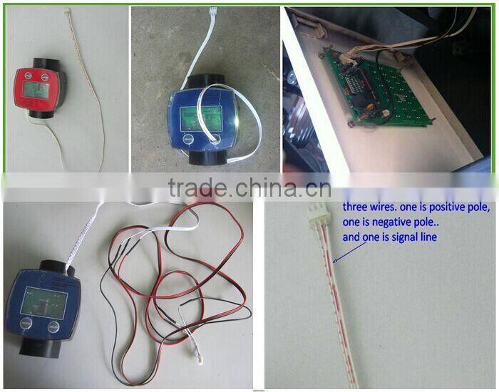 Miniature micro water diesel fuel flow meter