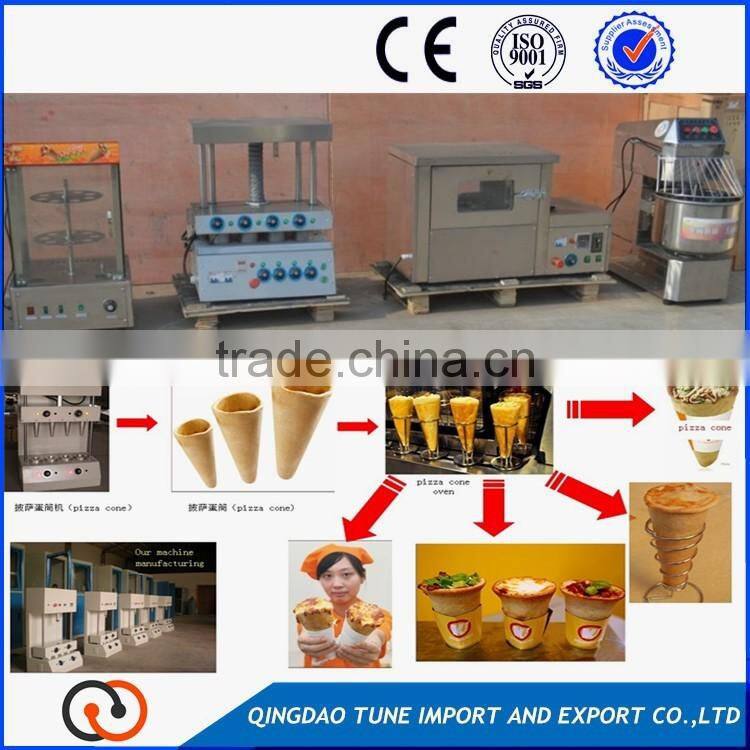 Pizza cone processing line machine for sale