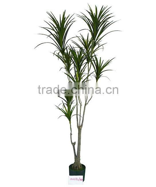 Real Touch Artificial Brazil Dracaena Decorative Silk Plant in Pot