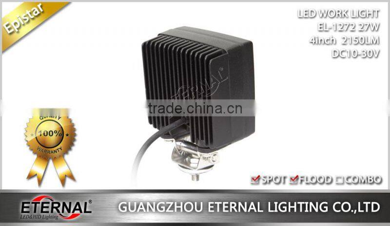 4in 27W square led light for powersports motorsports ATV UTV SUV 4x4 racing vehicles