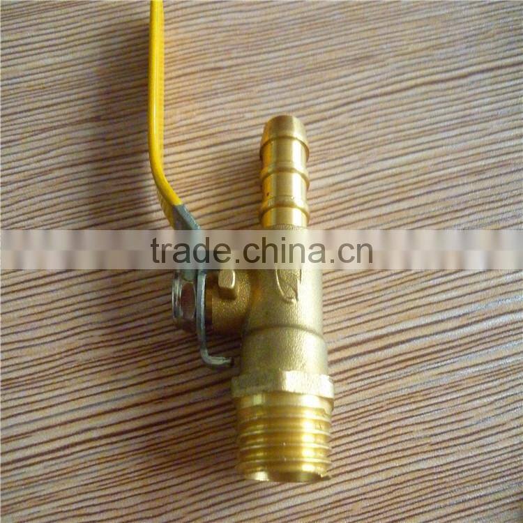 brass valve , 1/4" 3/8"1/2" NPT BSP male thread, high performance 6 8 10 hose barb ,brass valve