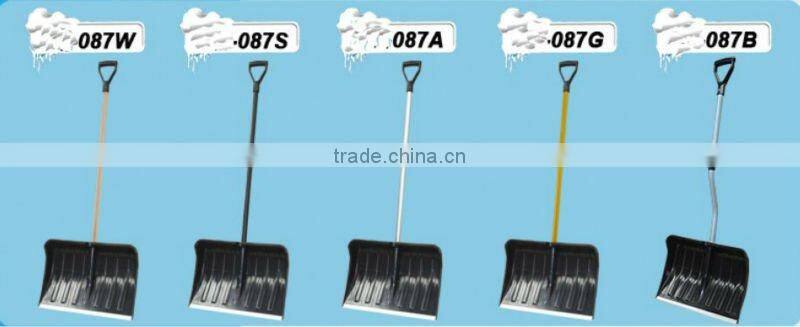 Plastic snow shovel