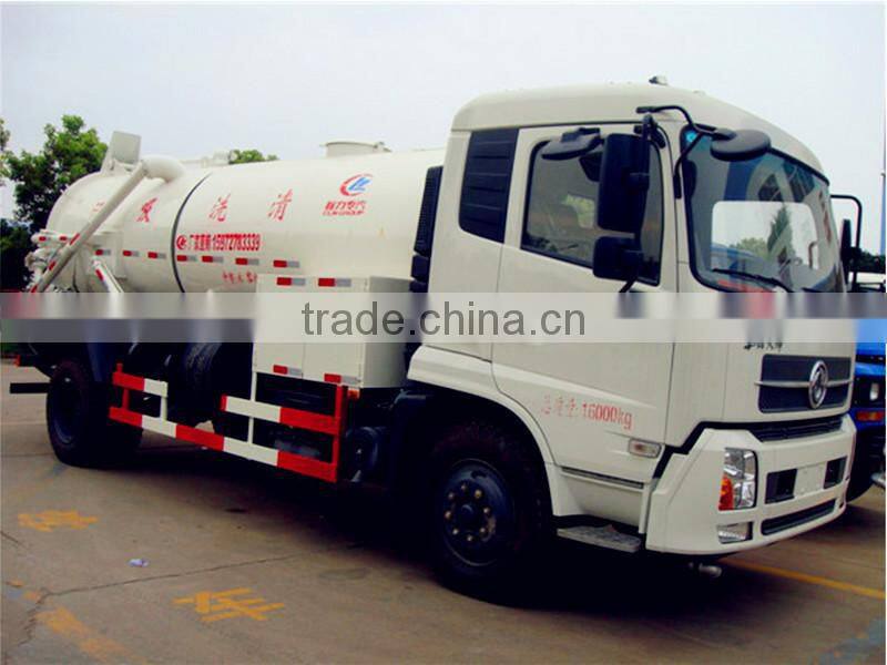 china supplier dongfeng high pressure sewer jetting truck 10000L sewer cleaning truck