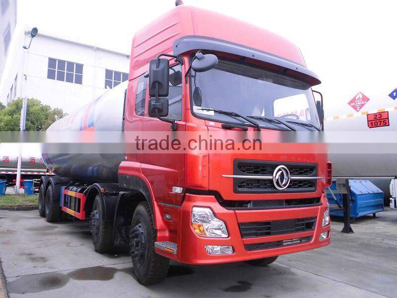 Dongfeng Kingland 8X4 LPG Transportation Truck,lpg delivery truck