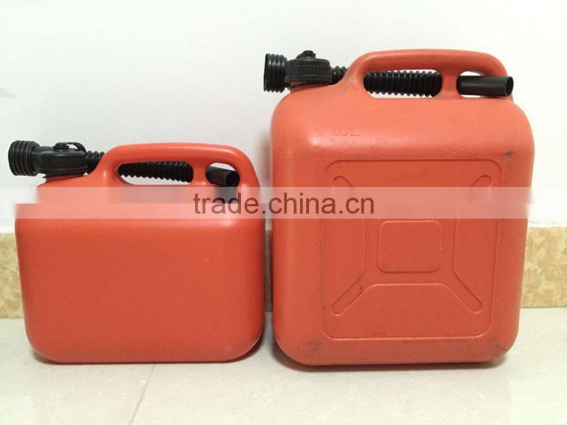 OEM Blow Molding plastic HDPE jerry cans, oil fue cans ,5L/10L plastic bottles
