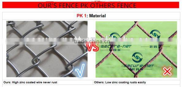 discount pvc coated chain link fence anping factory