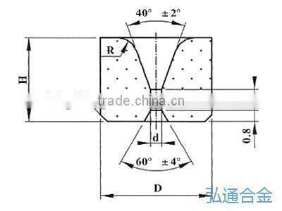 tungsten carbide die nibs for drawing tubes