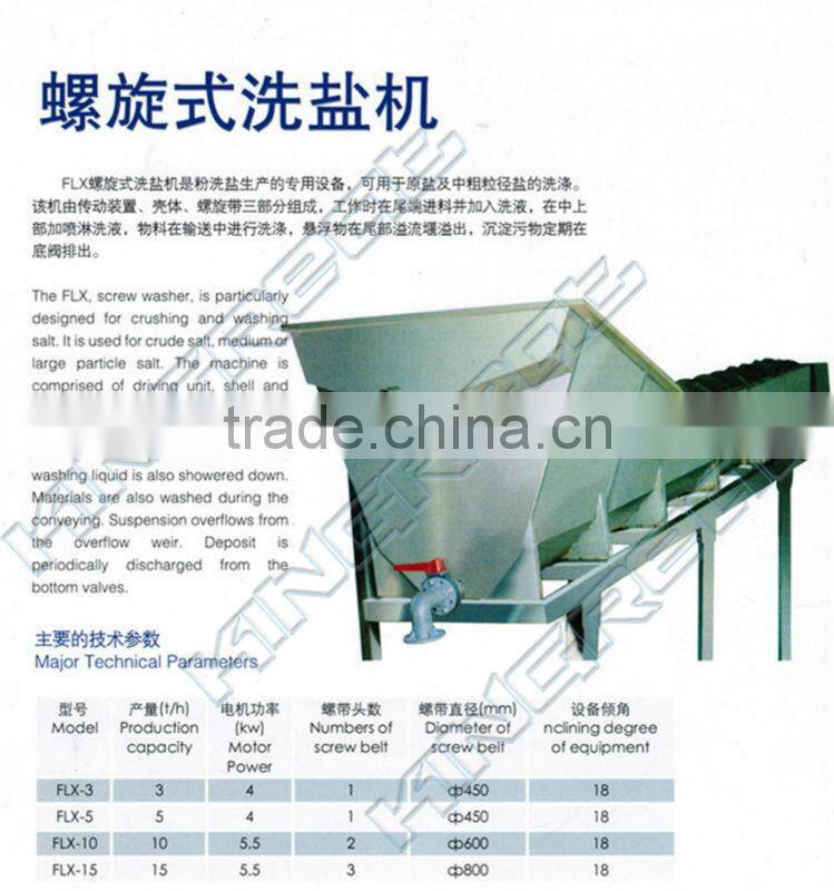 Pusher Centrifuge Sea Salt Processing Machine