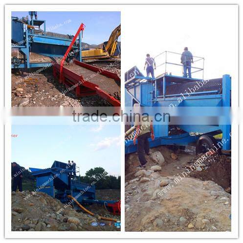 Large Capacity High Efficient KD Series Alluvial Gold Trommel for Sale