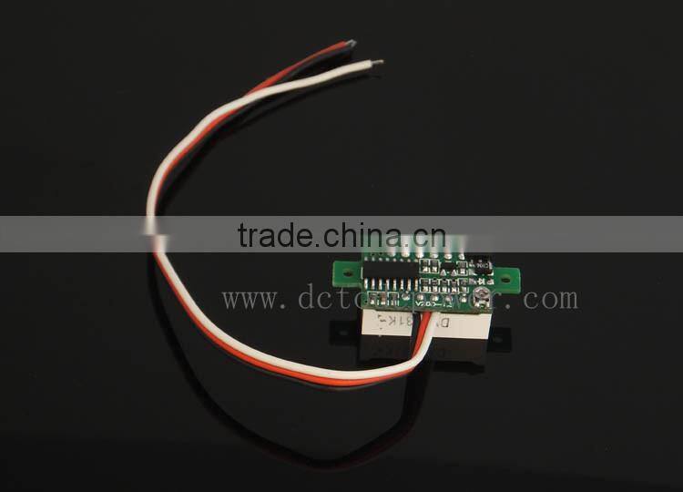 V20D three lines 0-100V digital voltmeter digital voltmeter head is reversed does not burn