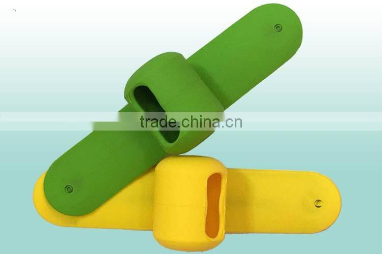 Colorful silicone earphone cable cord winder,mobile cable winder