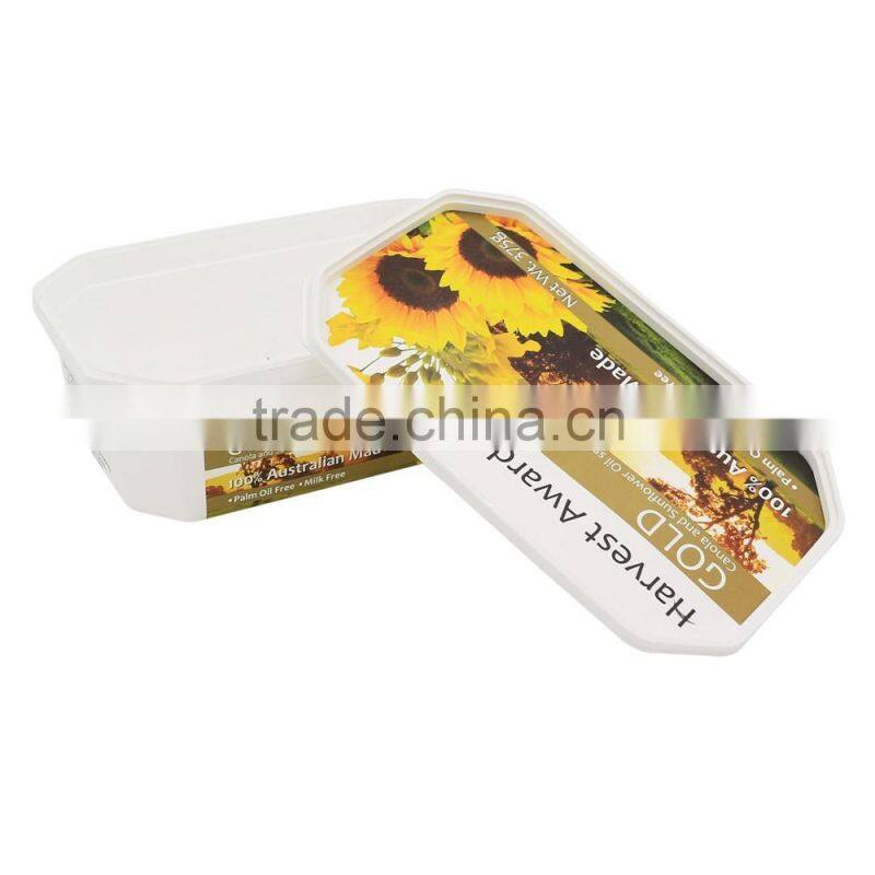 IML Logo Plastic Container for Butter,Peanut Butter Fingers Box Jump,Butter Cake Box Cookies.
