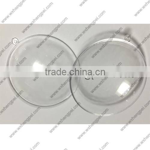 Cleverish portable cute transparent round plastic storage jewelry wedding box kit