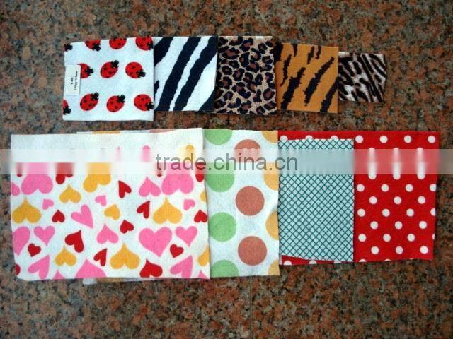15080401 Factory hot seller colorful wholesale polyester craft felt A4,20x30cm size