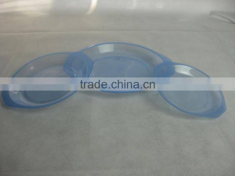 9 inch/7 inch/6 inch plastic fruit plate dish tray hot sale
