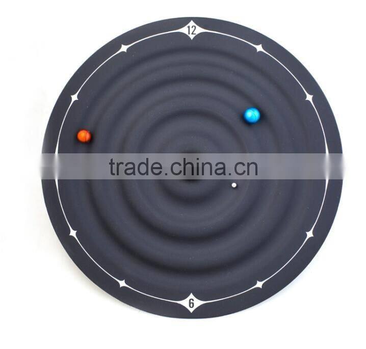 Newest Creative Home Decoration Wall Clock Galaxy Magnetic Clock wall clock For House
