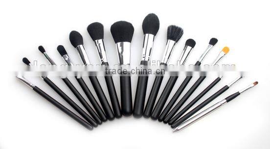 15pcs cheap good quality complete makeup set brushes