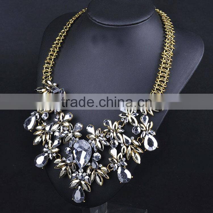 2015 Latest new style women fashion alloy jewelry necklace for laddy