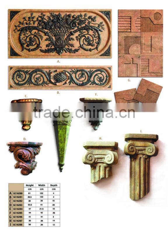 antique flowerpot / vase / fruit bowl / basin for Artificial plant decorate