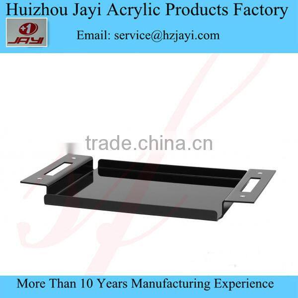 Alibaba acrylic Diamond_upscale_tray_/plastic dry fruit decoration tray ,clear