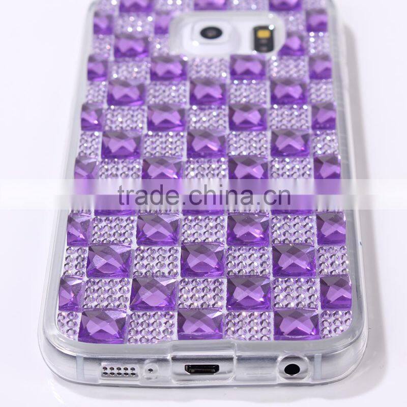New products diamond phone case for Samsung s6/s6 edge
