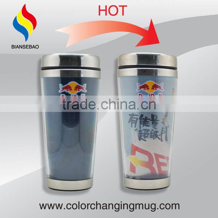 Stainless Steel Mug and Cap Metal Travel Mug