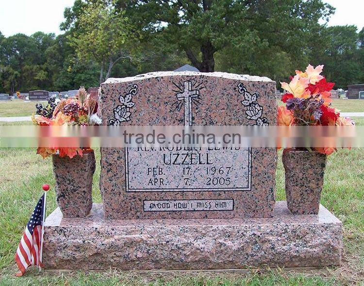 wholesale outdoor decoration stone craving marble vases for cemetery