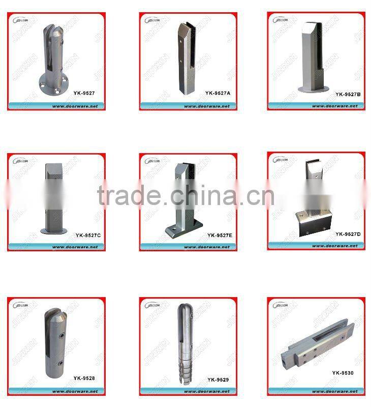 JINXIN glass balustrades spigots_frameless glass railing spigot_stainless steel pool fence