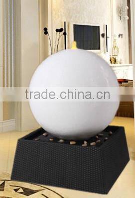 60cm ball water fountain and square base