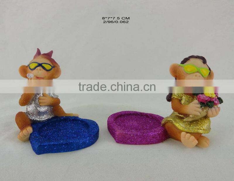 New design polyresin monkey for 2016 russia new year